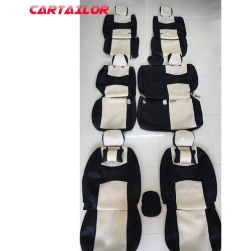 CARTAILOR seat covers for mitsubishi pajero sport 2011 2013 car seat cover accessories set ventilated mesh cover seats protector