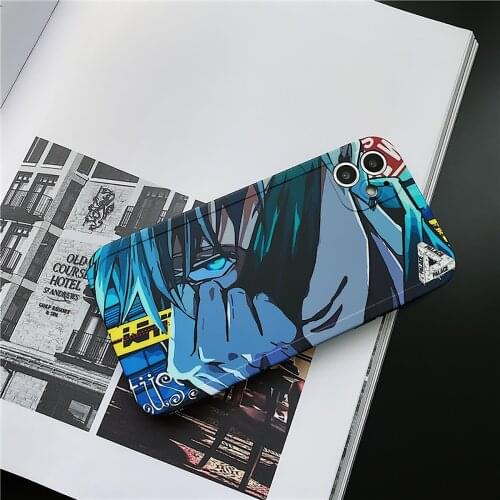 Jujutsu Kaisen Gojo Satoru Phone Case Cover for Iphone 12 Pro Max X XR XS MAX 6 7 8 Plus 11 Pro Max