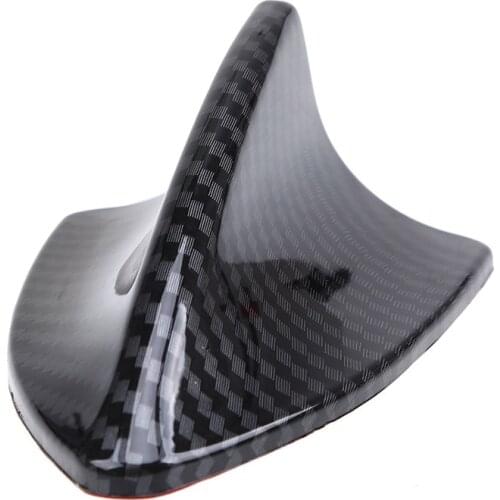 Decorative Shark Fin Antenna,Carbon Fiber Look,Universal Modeling Decorating Parts, No Function Dummy Aerial Car Accessories