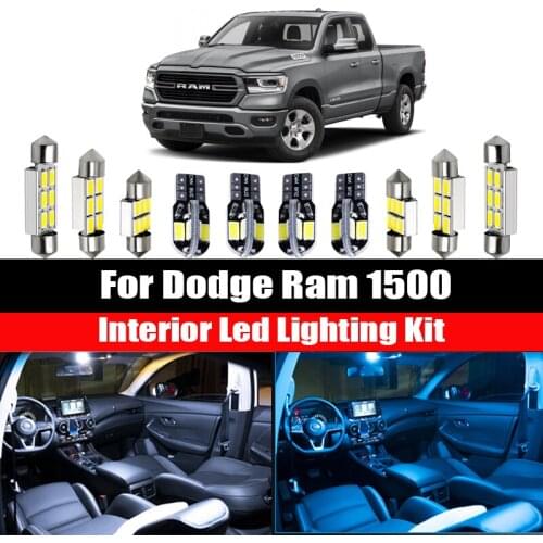 For Dodge Ram 1500 1994-2019 2020 Canbus LED Interior Map Dome Trunk Cargo Light Bulbs Kit Vehicle Car Lighting Accessories
