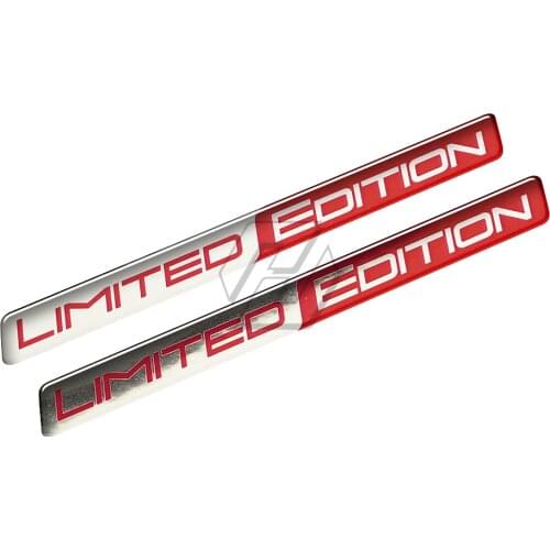 Chrome Blue Limited Edition Sticker Motorcycle Tank Decal Car Styling Stickers HIGH GLOSS DOMED GEL FINISH