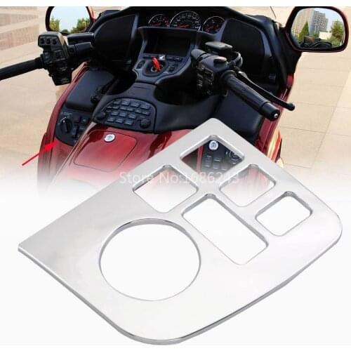 Chrome Fairing Control Left Side Panel Trim Accent Decoration Cover For Honda GL1800 2006-2011 Motorcycle GlodWing Accessories