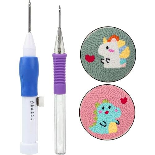 Arts Crafts Sewing Decor Pen Pratical ABS Plastic Ribbon Flowers Embroidery Set DIY Tools