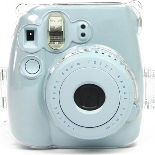 Crystal Transparent Protective Case Durable Transparent Instant Camera Case Cover for Checky Instax Mini 8/8+/9 Accessories
