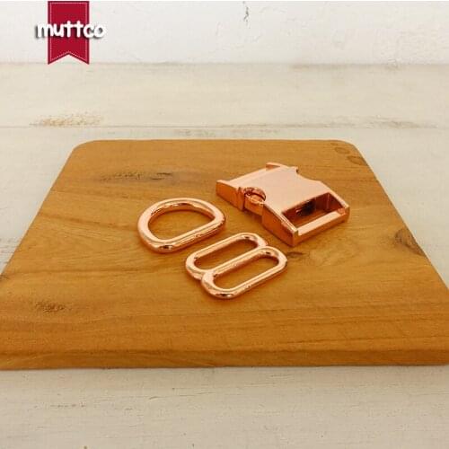 Metal buckle+adjust buckle+D ring) Retailing DIY Dog Collar Accessories 2.0cm diy metal buckle zinc alloy adjust buckle