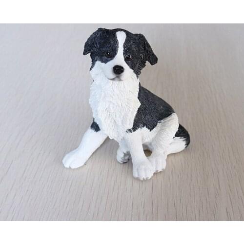 Fashion Dogs Model Resin Animals Home Decoration Crafts Figurines Miniatures Dogs Animals Model Furnishing Ornaments Accessories