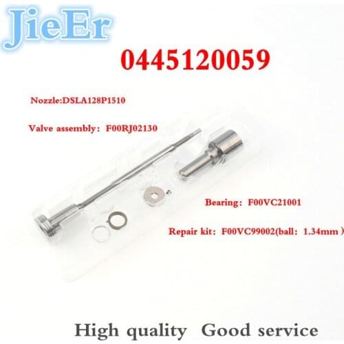 Diesel Fuel Pump Repair Kits F 00R J03 468 (F00RJ03468) Diesel Injector Kit F00R J03 468 for Injection 0445120059