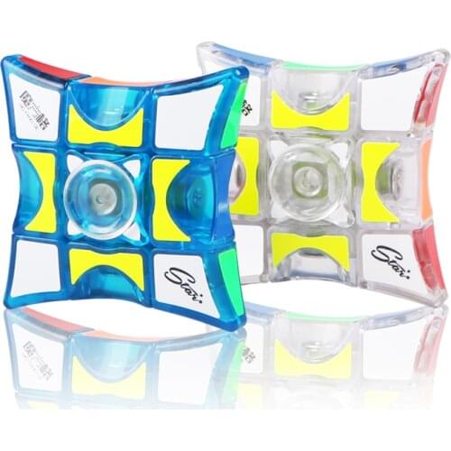 New QiYi Mofangge Spinner Cube Educational Learning Toys For Children Adult 1x3x3 Speed Magic Puzzle Fingertip Magic Cube Games