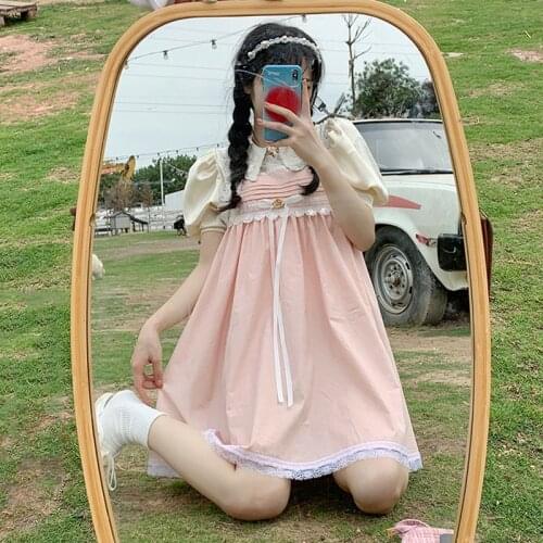 Sling Dress Female Summer New French First Love Little Cute Japanese Soft Girl Doll Skirt