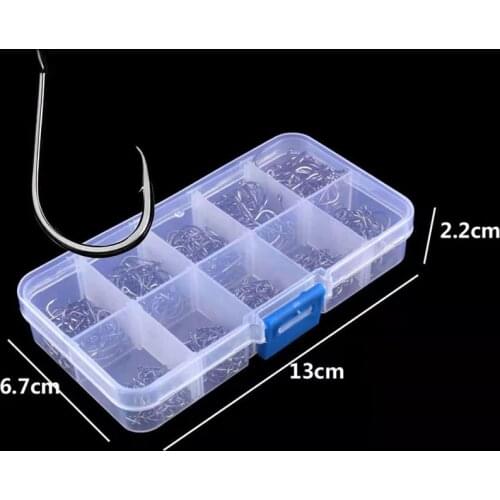 100/150/300pcs/Box High Carbon Steel Fishing hooks Mixed Size Barbed jig hook Carp Fishing Jig Head for Fly fishing Accessories