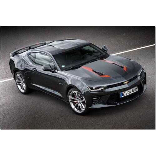 Modern Canvas Painting Wallpaper Chevrolet Camaro 50th Anniversary-edition Sports Car Posters Wall Art Picture for Home Decor