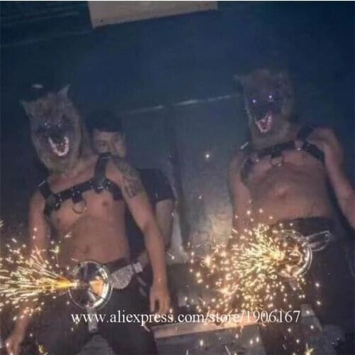 Dance Performance T Pants Stage Singer Wears Cold Fireworks Clothing Party DJ DS Disco Ballroom Light Costumes Supplies