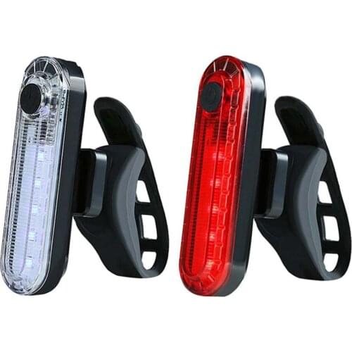 USB Rechargeable LED Mountain Bike Taillight Safety Bicycle Rear Night Riding COB Warning Lights SAL99
