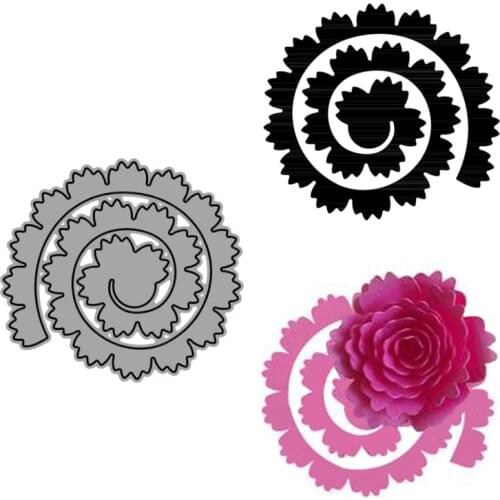 Cutting Dies Multiple Petals Beautiful Flowers To Decoration For DIY Scrapbooking Embossing Album Paper Cards Dies 2021 New