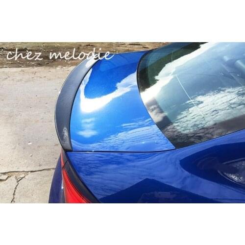 High quality real Carbon fiber/FRP Car Rear Trunk Spoiler Wing For Audi A3 S3 RS3 Limousine 2014 2015 SEDAN, no drilling needed