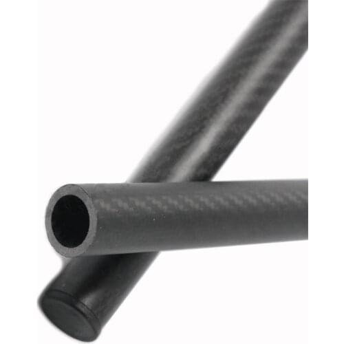 Pair Matte Carbon Fiber 7/8" Clip On Handlebars 22mm Handle Bar Replacement Grips Tube For Racing Sport motorcycle