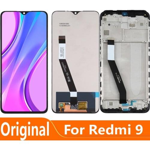 Original 6.53" For Xiaomi Redmi 9 M2004J19G M2004J19C LCD Display Touch Screen Digiziter Assembly Replacement Parts