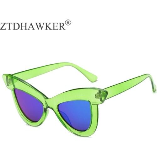 ZTDHAWKER Womens Cat Eye Sunglasses