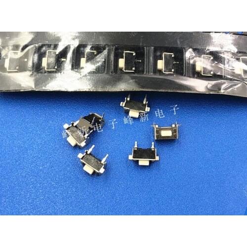 10Pcs Taiwan 3.5*6*5 side press button switch electronic patch 2 feet side touch switch button with bracket switch