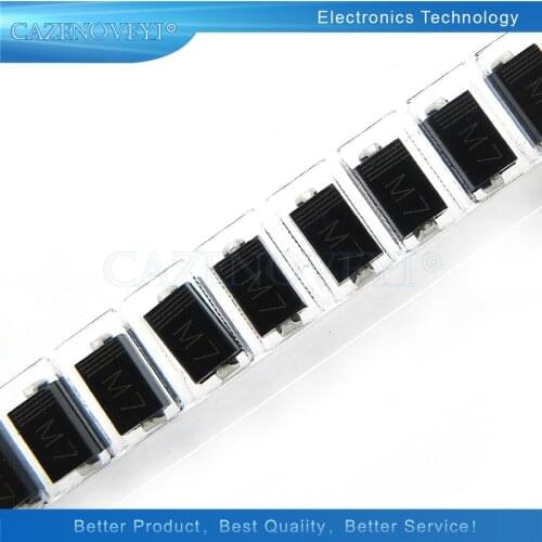 100pcs/lot SMA Rectifier diode 1N4001 M1 1N4004 M4 1N4007 M7 FR107 RS1M FR207 RS2M HER108 US1M SF18 ES1J SF14 ES1D DO-214AC