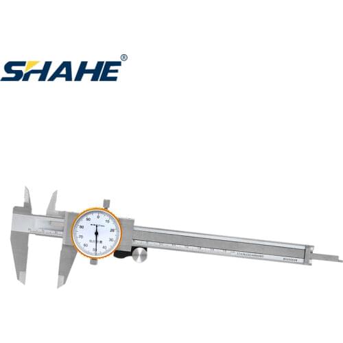 150 mm 0.01 mm Dial Vernier Caliper Metric Gauge Double Shock-proof Stainless Steel Precision Vernier Calipers Measuring Tools