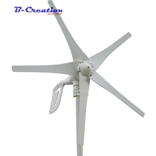 5 Blades 400W 12/24V Wind Turbine Generator With Waterproof Charge Controller Household Use Wind Generator Kits