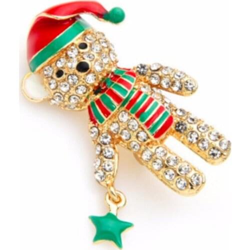 Pearl Stone Dragonfly Brooch Needle Holder