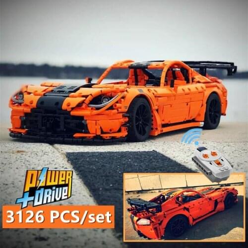 New Technology Series Viper ACR MOC-13655 double monster motor sports car Building Blocks Bricks DIY toy Gift birthday christmas