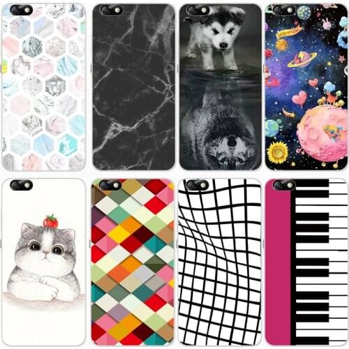 For HUAWEI HONOR 4X Case Rose Wolf Cute Patterned Cover Soft Silicon Phone Case for Huawei Honor 4X Top Quality