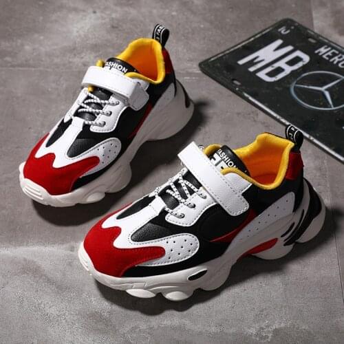 Fashion Sports Kids Shoes Boy Girl Running Causal Breathable Outdoor Shoes Lightweight Sneakers School Shoes