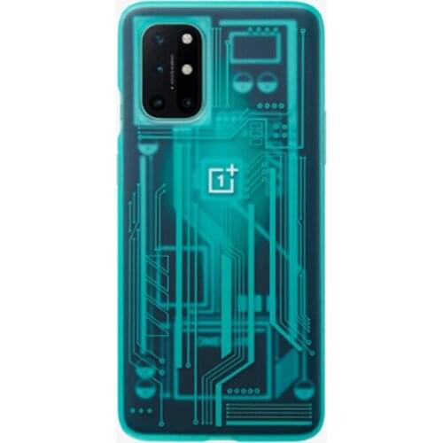 Original Oneplus Official case for oneplus 8T OnePlus 8T Quantum Bumper Case Cyborg Cyan