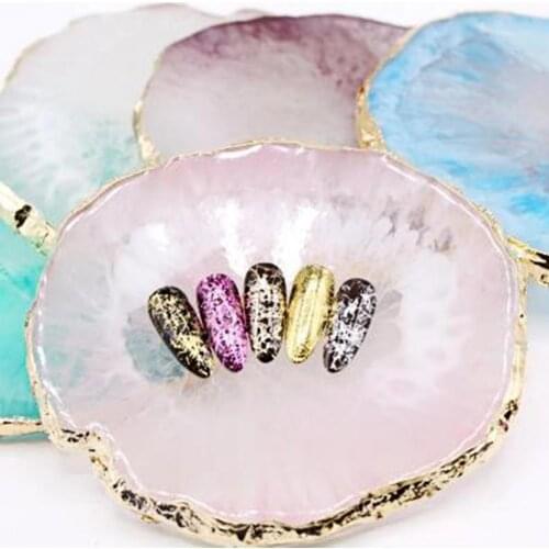 Resin Color Palette for Nail Art Manicure Display Board Jewelry Display Plate Earring Necklace Ring Holder joyero organizador