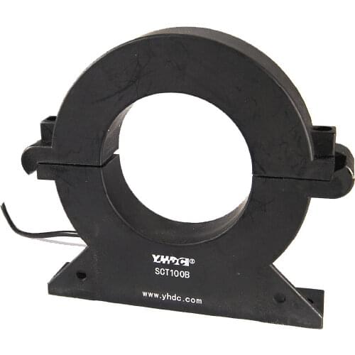 YHDC SCT100B Current input 200A 500A 1000A 1500A 2000A 2500A 3000A Output 1A Split Core Current Transformer AC Current Sensor