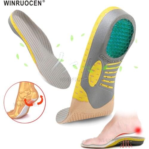 PVC Orthopedic Insoles Orthotics flat foot Health Sole Pad for Shoes insert Arch Support pad plantar fasciitis Feet Care Insoles