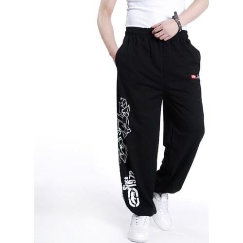 Streetwear 2020 Autumn Spring Cotton Loose Man Harem Pants Mens Sweatpant Hip Hop Trousers Male Plus Size Clothing Parkour Pants