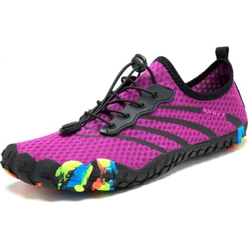 Outdoor Aqua Shoes Five Fingers Upstream Water Shoes for Couple Quick Dry Breathable Swimming Fishing Shoes Women Men Sneakers