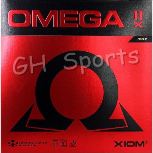 XIOM New OMEGA 2X (Omega IIX) Table Tennis Rubber Pips-in Ping Pong Sponge Tenis De Mesa