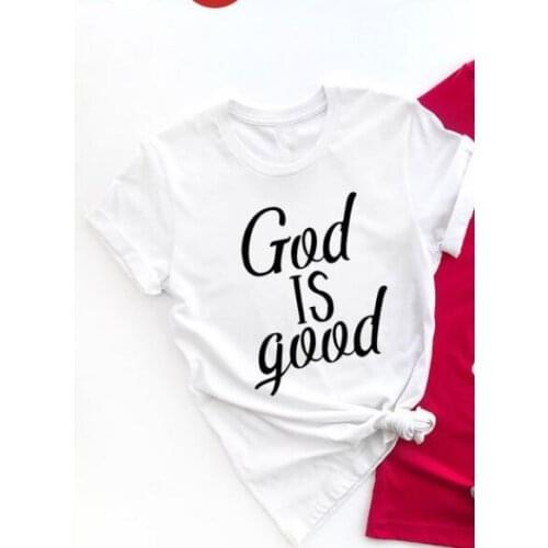 Christian Faith Religious Hymn T-Shirt Fashsion Letter Cotton Female Clothing O Neck Short Sleeve Tees Streetwear Faith y2k top
