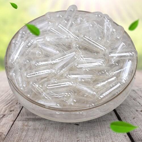 1000pcs/lot Free shipping Transparent gelatin empty capsules, hollow gelatin capsules, empty pill capsule,medicine capsule 0