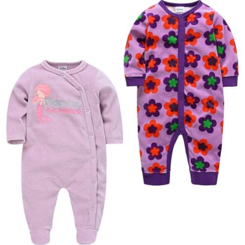 Ropa Para Bebe Newborn Baby Boys Girl Sleepsuit Cartoon Sleep Wear 2PCS Warm Winter Infant Pajamas Toddler Pijamas De Bebe