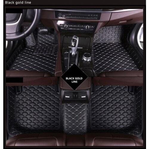 Custom car floor mat for Ford Escape EDGE Escort fiesta Explorer F-150 Focus Mustang C-MAX Everest auto foot pad car accessories