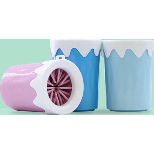 Pets Paw Cleaner Cup Portable Dog Cat Foot Washer Soft Silicone Pet Foot Wash Tool Puppy Kitten Dirty Paw Quickly Cleaning Cups