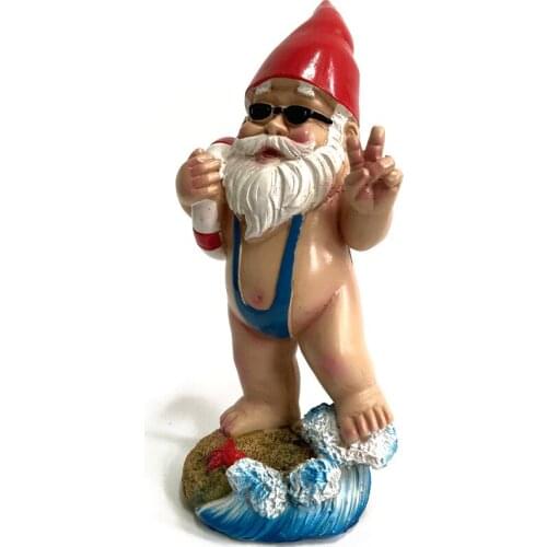 Swimming Dwarf Dwarf Decoration Garden Dwarf Resin Statue Bedroom Study Decoration Decoration Swimsuit Dwarf Crafts