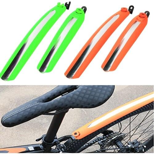 20inch Bicycle Mudguard Reflective MTB Road Bike Fender Plastic Cycling Front Rear Fender For Road Bike Mud Guard
