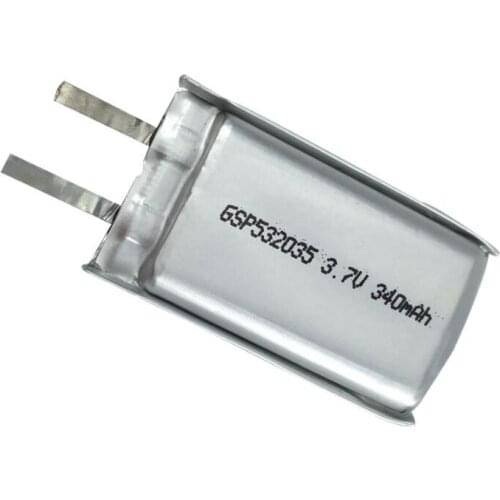 5PCS Original genuine GSP532035 3.7V 340mAh LI-PO lithium polymer rechargeable mobile phone battery
