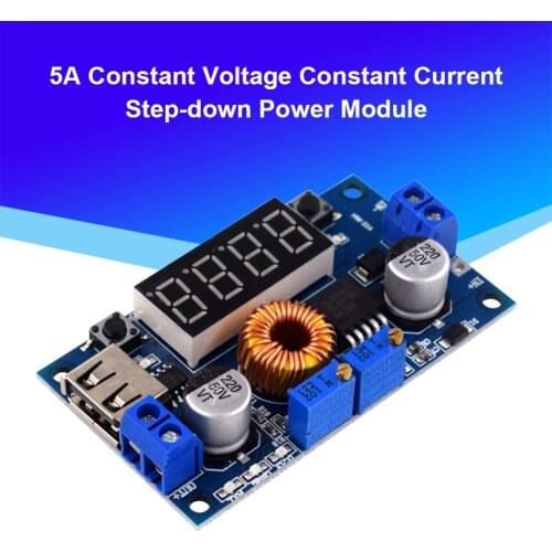 Step-Down Buck Module 5A Constant Voltage Constant Current Charging Board LED Power Bank Converter Charger Lithium Battery