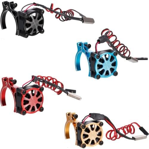 Durable 36MM Metal Motor Cooling Fan Adjustable Motor Radiator for TRX4 SCX10 RC Car 3650 3660 Motor Upgrade Parts