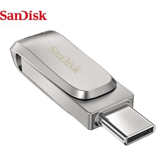 SanDisk Pendrive USB 3.1 Type-C SDDDC4 Dual Pen drive 32G 64G 128G USB Flash Drive 256GB 1TB Metal Flash Drive For Laptop/Phone