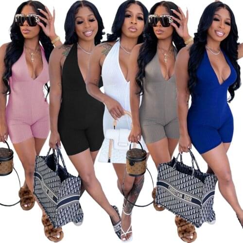 ZKYZWX Sexy Knitted Bandage Playsuit Off Shoulder Bodycon Short Rompers for Women Birthday Party One Piece Night Club Outfits