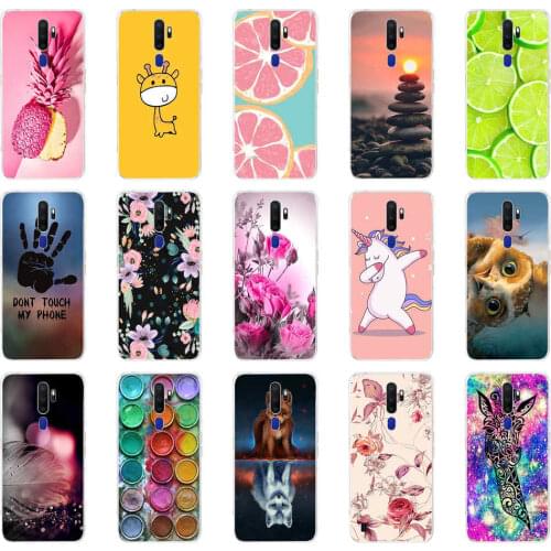 Silicon Case For Oppo A9 A5 2020 Case full Protective Soft TPU Back Phone Cover For OPPOA9 OPPOA5 A 9 2020 6.5" Coque Bumper